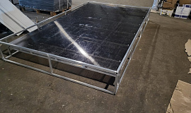Изготовление козырька из алюминиевого профиля